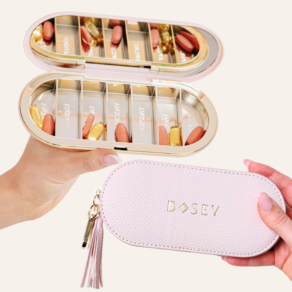 7-Day Pill Compact + Purse