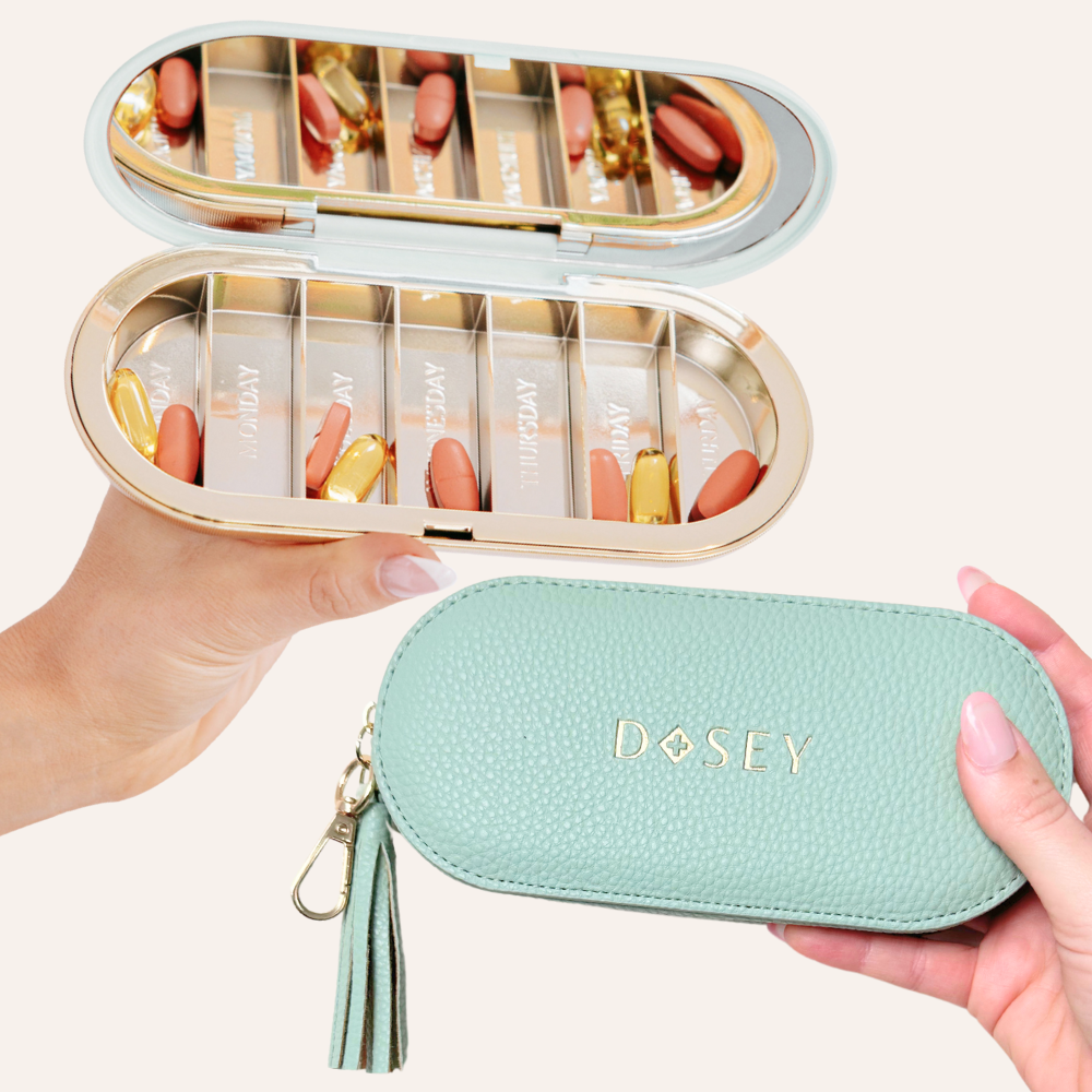 7-Day Pill Compact + Purse